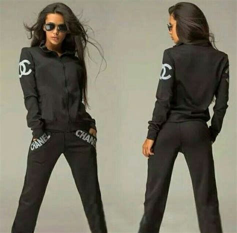 chanel tracksuit womens|chanel tracksuits ladies.